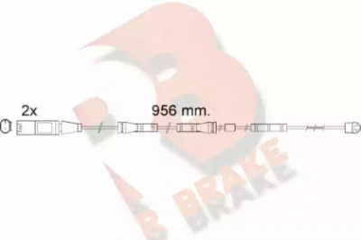 R BRAKE 610556rb -  Сигнализатор, износ тормозных колодок